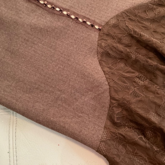 NWT  BEBE SEXY FIT AND FLARE BEADED DETAIL SKIRT - Picture 5 of 10